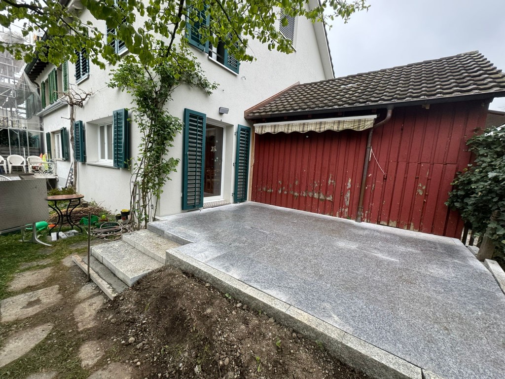 Fertiggestelltes Bauprojekt